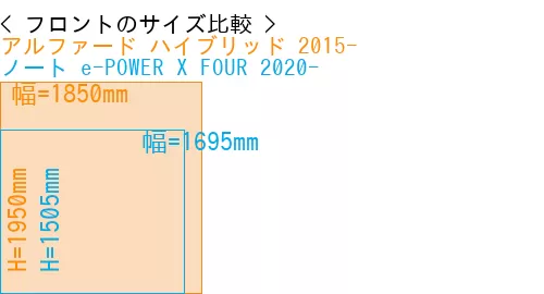 #アルファード ハイブリッド 2015- + ノート e-POWER X FOUR 2020-
